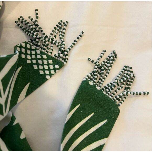 FARM RIO Tropical Green Printed Romper Size: Small NWOT - Picture 7 of 8